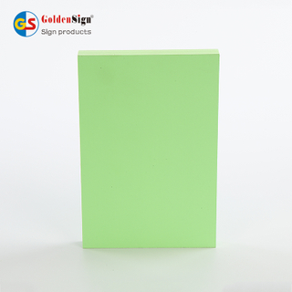 Goldensign 4*8ft 彩色 PVC 板材橱柜板防水 PVC发泡板 供应商