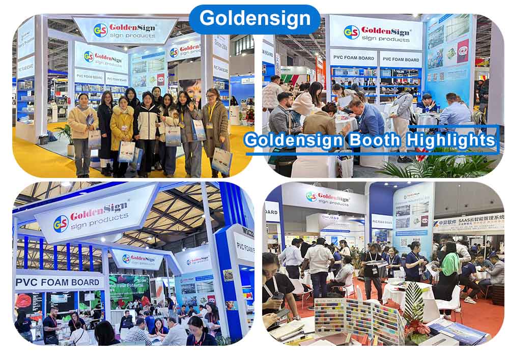 goldensign pvc foam board exhibition