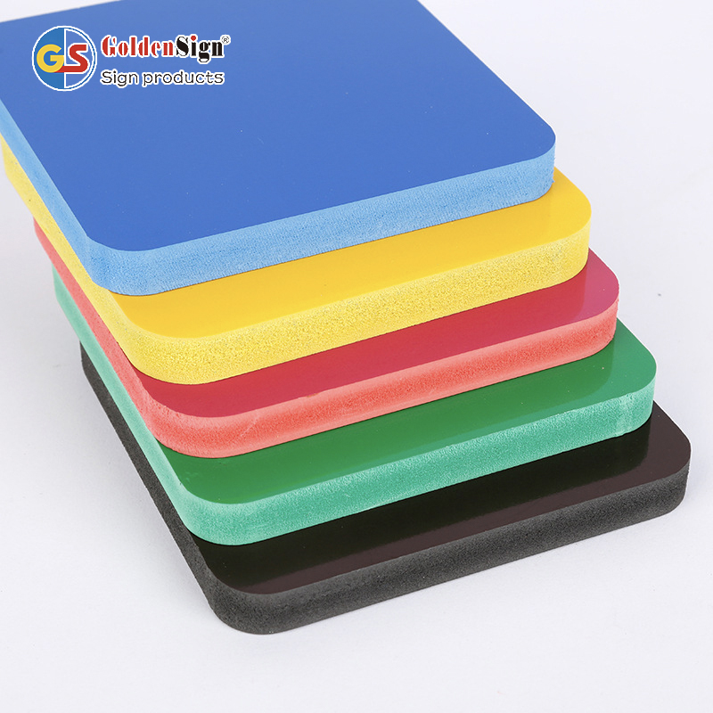 高密度白色 PVC 泡沫板和彩色无铅 PVC发泡板
