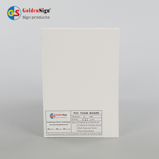 Goldensign 1-25mm PVC 共挤板 Forex 挤出 PVC 板材大彩色 PVC发泡板
