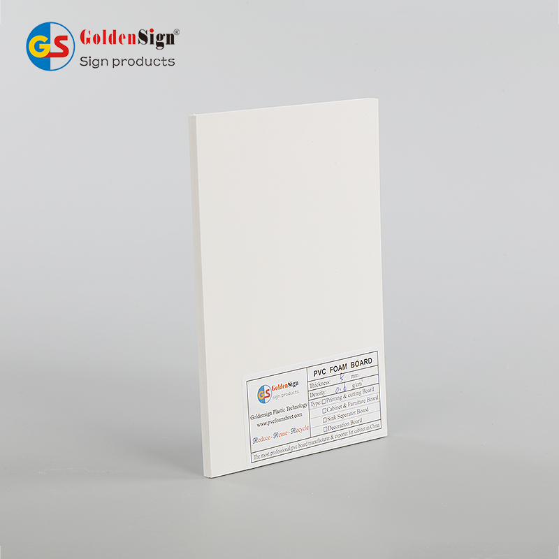 批发廉价 Goldensign 热销尺寸 4*8 英尺 PVC 硬质泡沫板